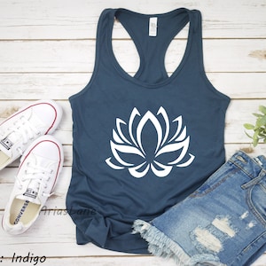 Lotus Flower Tank Top, Yoga Clothes,Yoga Gifts,Don't Hate Meditate,Namaste Shirt,Workout Shirts,Breathe Tank,Cute Tanks For Mom,Gym Tank Top