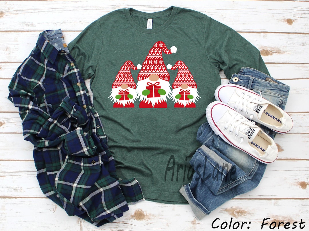 Gnomes Ugly Sweater Christmas Long Sleeve Shirt,matching Christmas