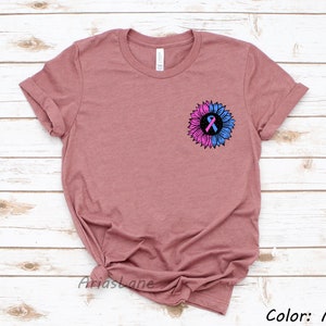 Pocket Pink And Blue Ribbon Shirt,Miscarriage Shirt,In October We Wear Pink And Blue,Pregnancy And Infant Loss Awareness,Miscarriage Shirt