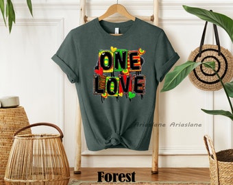 One Love Shirt, African Shirt, Black History Month Shirt, Reggae Shirt