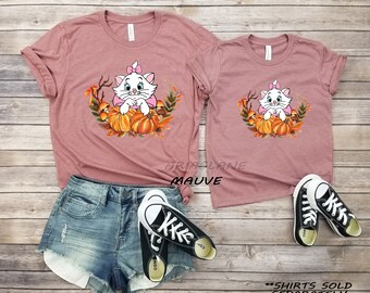 Pumpkin Marie Aristocat Halloween Shirt,Marie The Aristocat,Disney Aristocat Shirt,Disney Halloween Shirt,Aristocat Disney Shirt,Disney Cat
