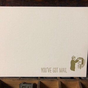 Vous avez du courrier, carte typographique