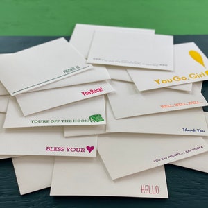 Letterpress , individuelles Briefpapier , personalisierte Grußkarten