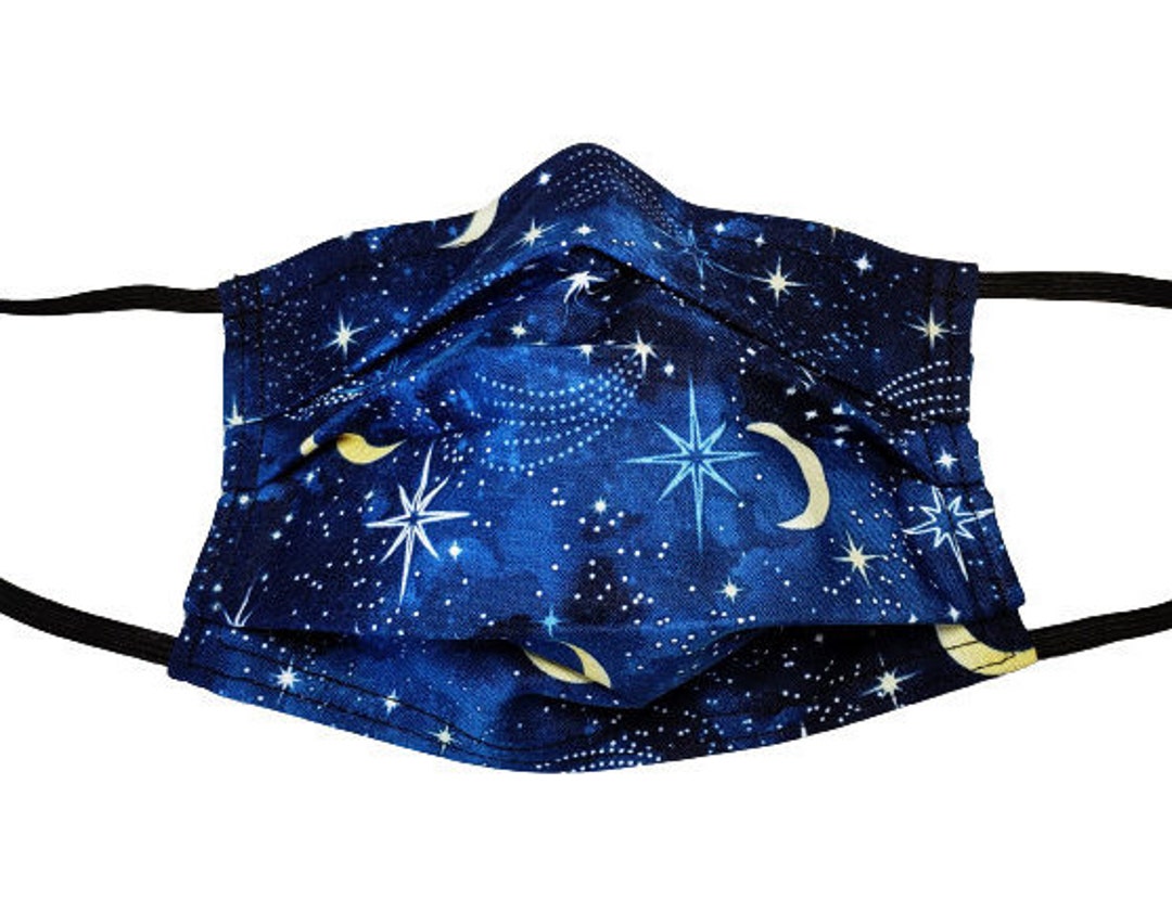Shooting Stars Galaxy Reusable Adjustable Face Mask With Filter ...