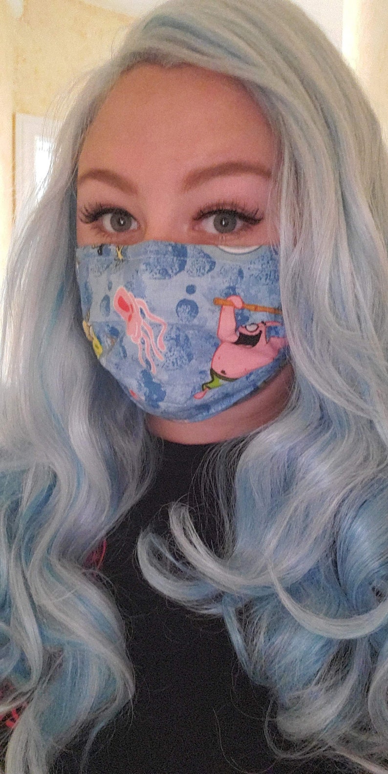 Sugar Roses Reusable Face Mask With Nose Pinch and Filter Etsy