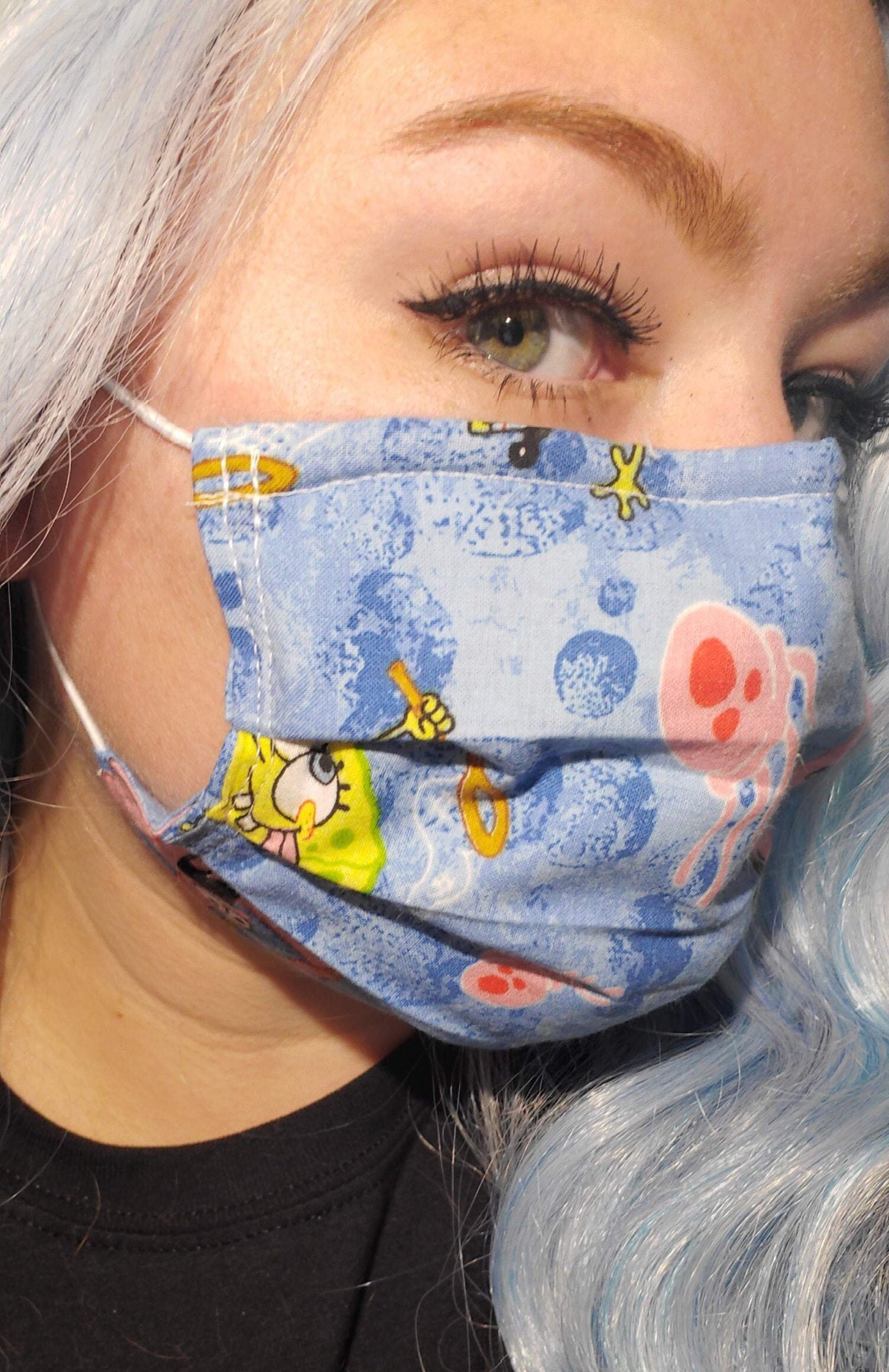 Reusable Face Mask With Nose Pinch and Filter Compartment Etsy