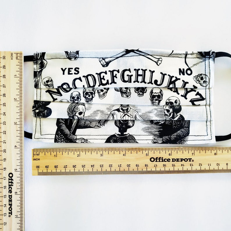 Ouija Board Reusable Face Mask with Nose Pinch Wire and Filter | Etsy