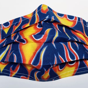Hot Rod Flames Reusable Mask