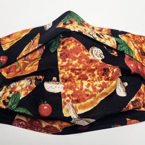 Pizza Party Reusable Mask