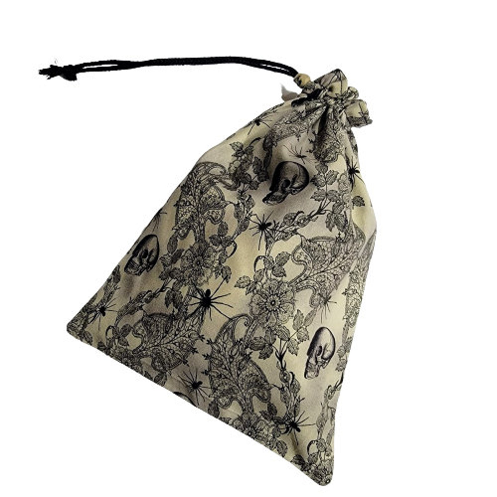 Tarot Card Deck Pouch, Dice Pouch, Drawstring Pouch 100% Cotton ...