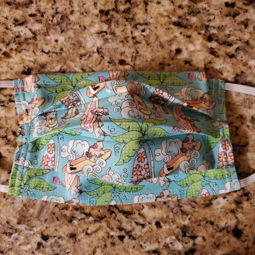 Reusable Face Mask With Nose Pinch and Filter Compartment Etsy