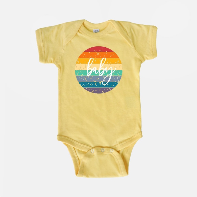 Mother/'s Day 100/% Cotton Baby Rainbow Baby Bodysuit Rainbow Baby Bodysuit Baby Shower Gift Pregnancy Announcement Baby After Loss