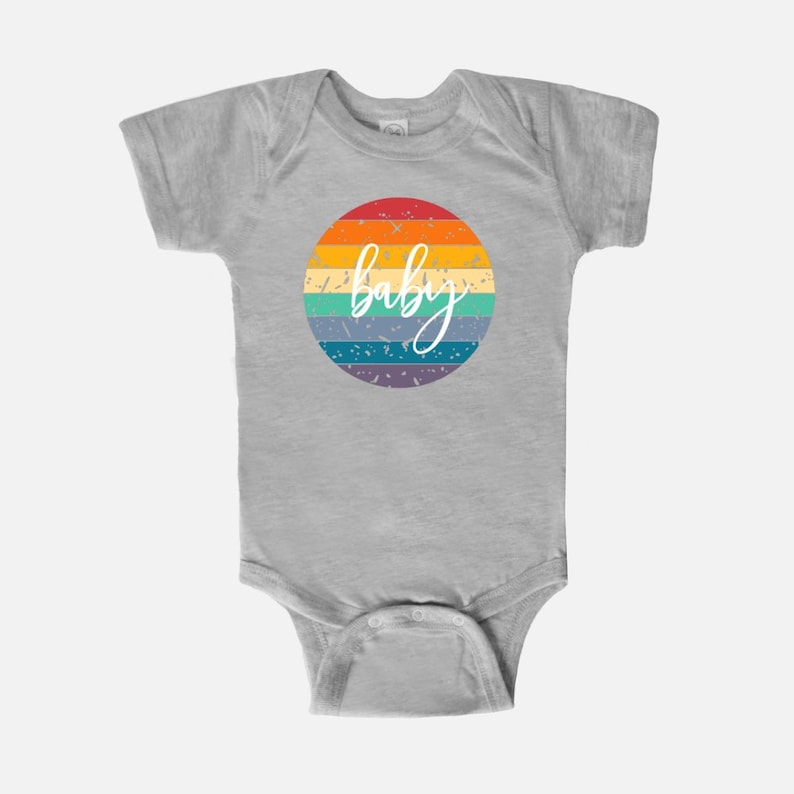 Mother/'s Day 100/% Cotton Baby Rainbow Baby Bodysuit Rainbow Baby Bodysuit Baby Shower Gift Pregnancy Announcement Baby After Loss