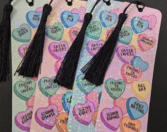 Colección de tropos románticos, Lecturas picantes de Grumpy Sunshine, Cosas de chicas lectoras, Marcapáginas de tropos, Regalo para lector, Libro esencial de BookTok