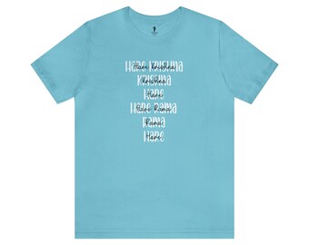 Mahamantra Echo Jersey Tee Hare Krsna Rama Camisa Bhakti Yoga Krishna Camisetas Regalo Ropa Espiritual Ropa Devocional