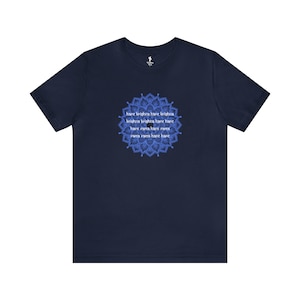 Hare Krishna Mandala Unisex Jersey Short Sleeve Tee