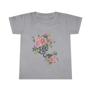 Little Gopi Toddler Cotton Tee | For Little Girls | Vrindavan | Mayapur | Hare Krishna | India