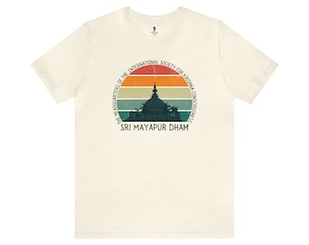 Sri Mayapur Dham Jersey Tee | ISKCON Mayapur | Hare Krishna | Krishna Conscious | Unisex Tee | Devotional Clothing