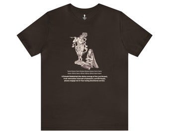 Hare Krsna Sketch Jersey Tee Maha Mantra Radha Krishna Camisa Radhe Shyam Bhakti Yoga Camiseta Devocional Ropa Kirtan Camiseta Regalo