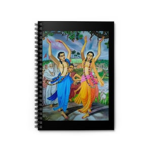 Gaura Nitai Spiral Notebook - Ruled Line