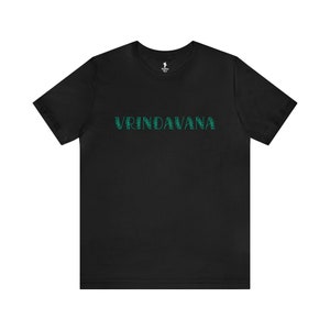 Vrindavana Flower Jersey Tee | Hare Krishna Shirt | Unisex Tee| Devotional Clothing | Krishna Tees