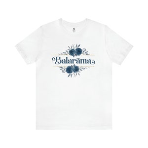 Balarama Floral Jersey Tee | Hare Krishna Shirt | Unisex Tee| Devotional Clothing | Krishna Tees