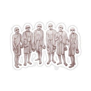 Six Goswamis Sticker | Vrindavana | Hare Krishna | Gaura Lila | Krishna Stickers
