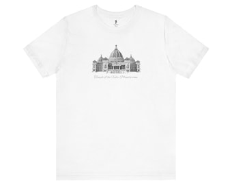 TOVP Short Sleeve Tee ISKCON Mayapur Hare Krishna Spiritual Apparel Devotional Wear Unisex T-shirt Krishna Tees