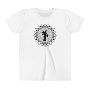 Youth Krishna Mandala Jersey Tee | Hare Krishna | Bhakti Yoga | Devotional Clothing | Spiritual | Krishna Tees