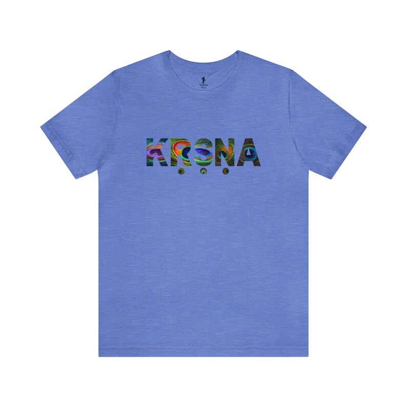 Krsna Rapper Merch KRSNA Peacock Feather Jersey Tee Krishna Shirt Hare Krsna Unisex Cotton ...