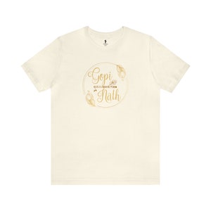 Gopi Nath Jersey Tee | Gopinath Shirt | Krishna Shirt | Vrindavana | Unisex Tee | Devotional Clothing | Krishna Tees