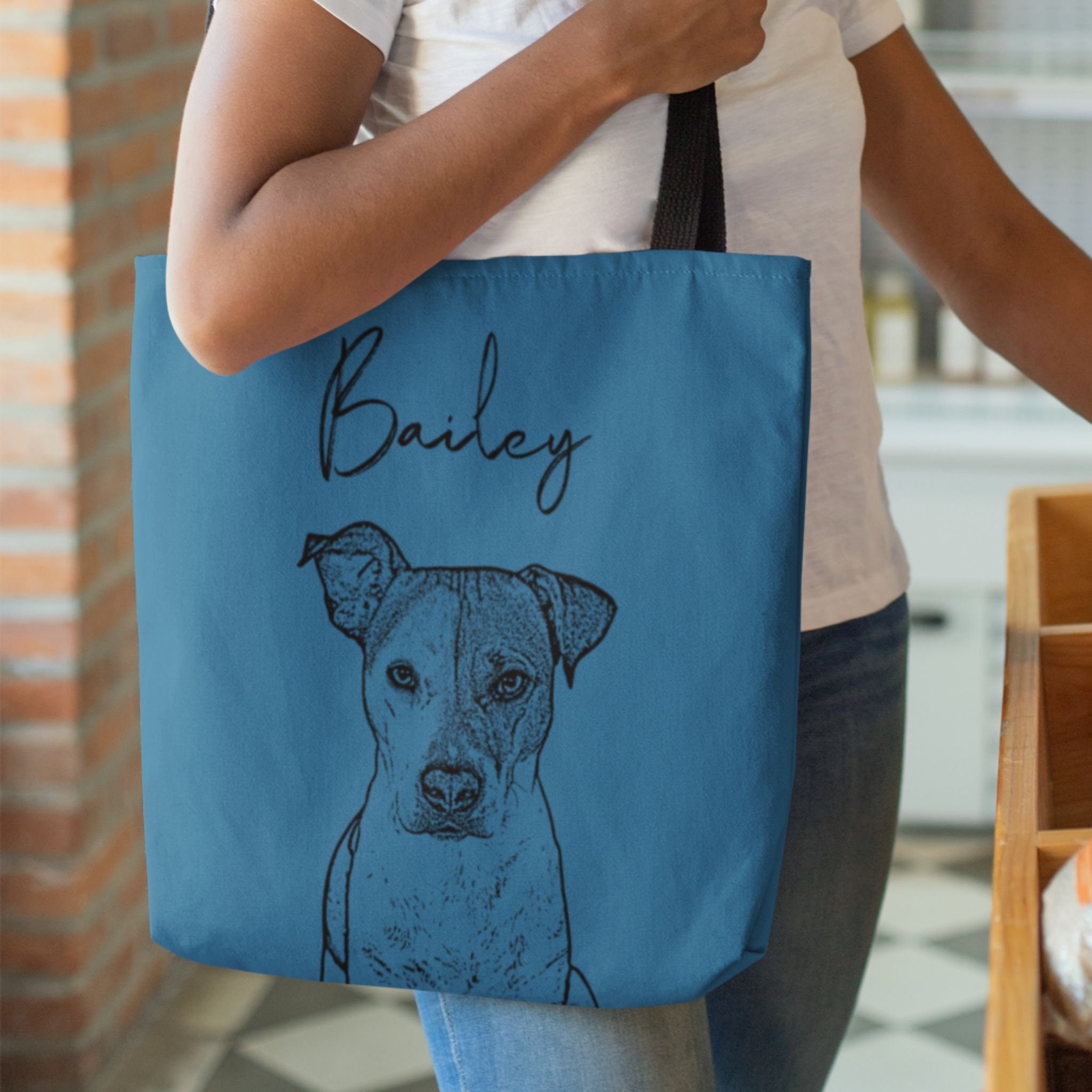 Custom Dog Tote Bag Personalized Pet Bag Custom Pet Bag Etsy