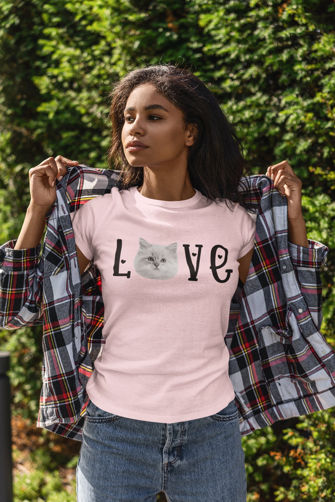 Cat Love T shirt. Cute cat t shirt cat mom shirt quote tees Etsy