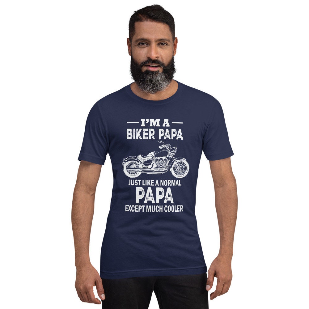 Biker Papa Shirt Dad Grandpa Father's Day Gift Dad - Etsy