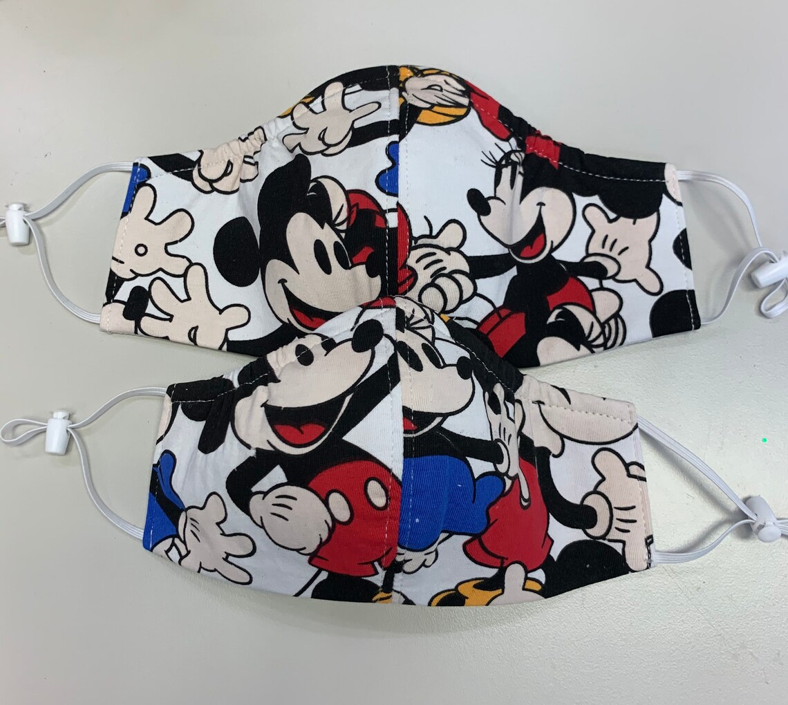 Mickey Mouse face mask kids face mask unisex face mask Etsy