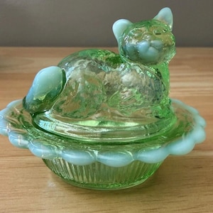 Cat in the Nest Glass - Etsy