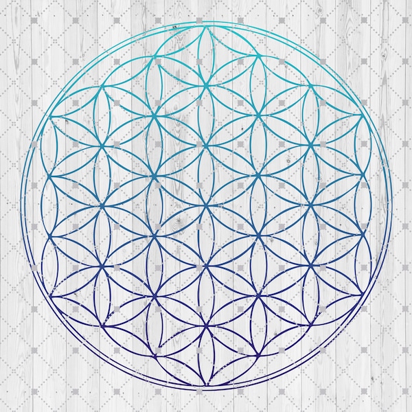 Geometric Circle SVG, Flower of Life, Cut Files for Cricut Silhouette Geometry Shapes, Platonic Solids, Tetrahedron, Circular Pattern Images