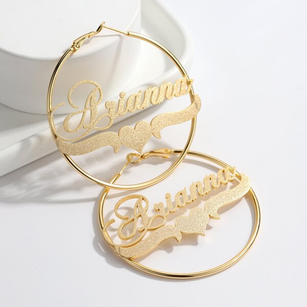 Giant Hoop Earrings Etsy