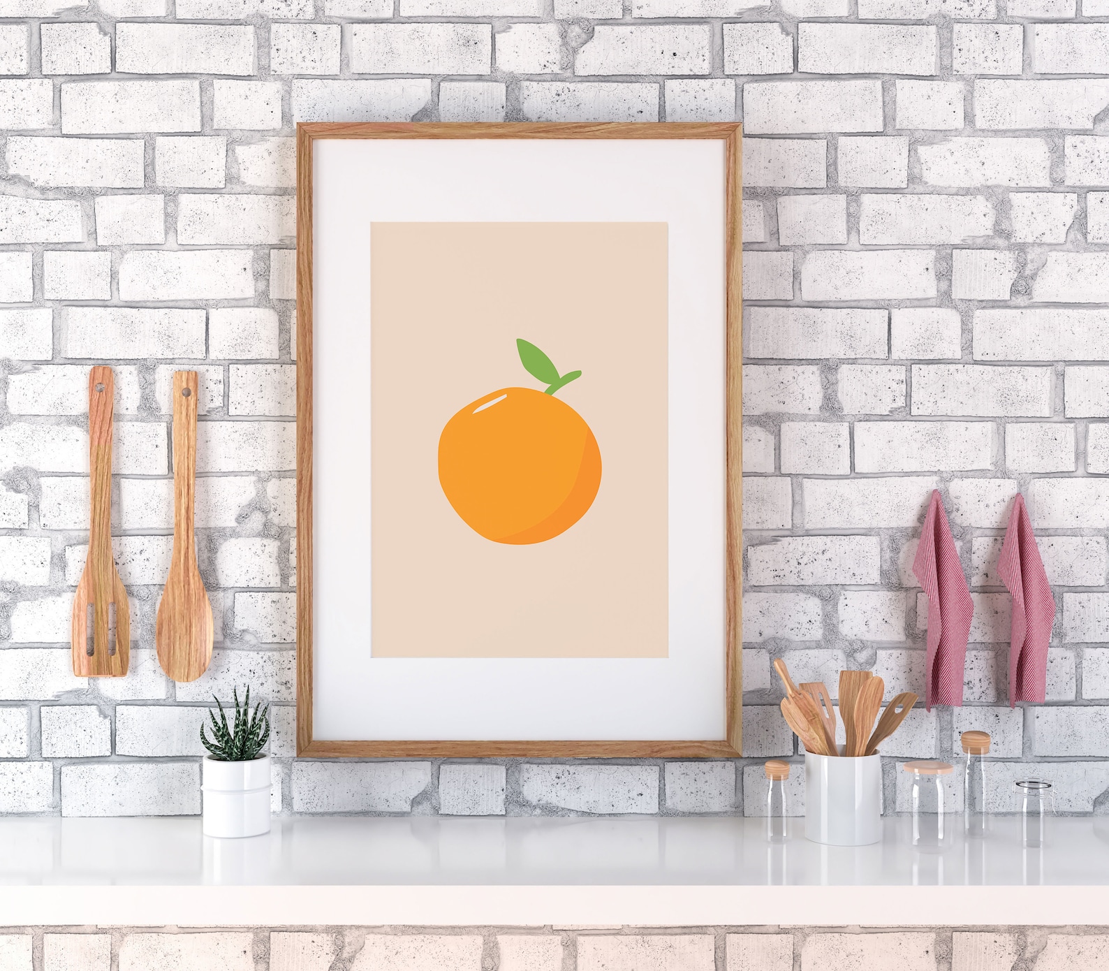 Orange Print Orange Wall Art Citrus Wall Art Orange Citrus Etsy UK
