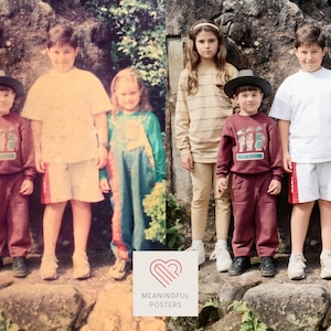 Old Photo Restoration Service, Repair Damaged Family Photos, Fix Scratches and Fading