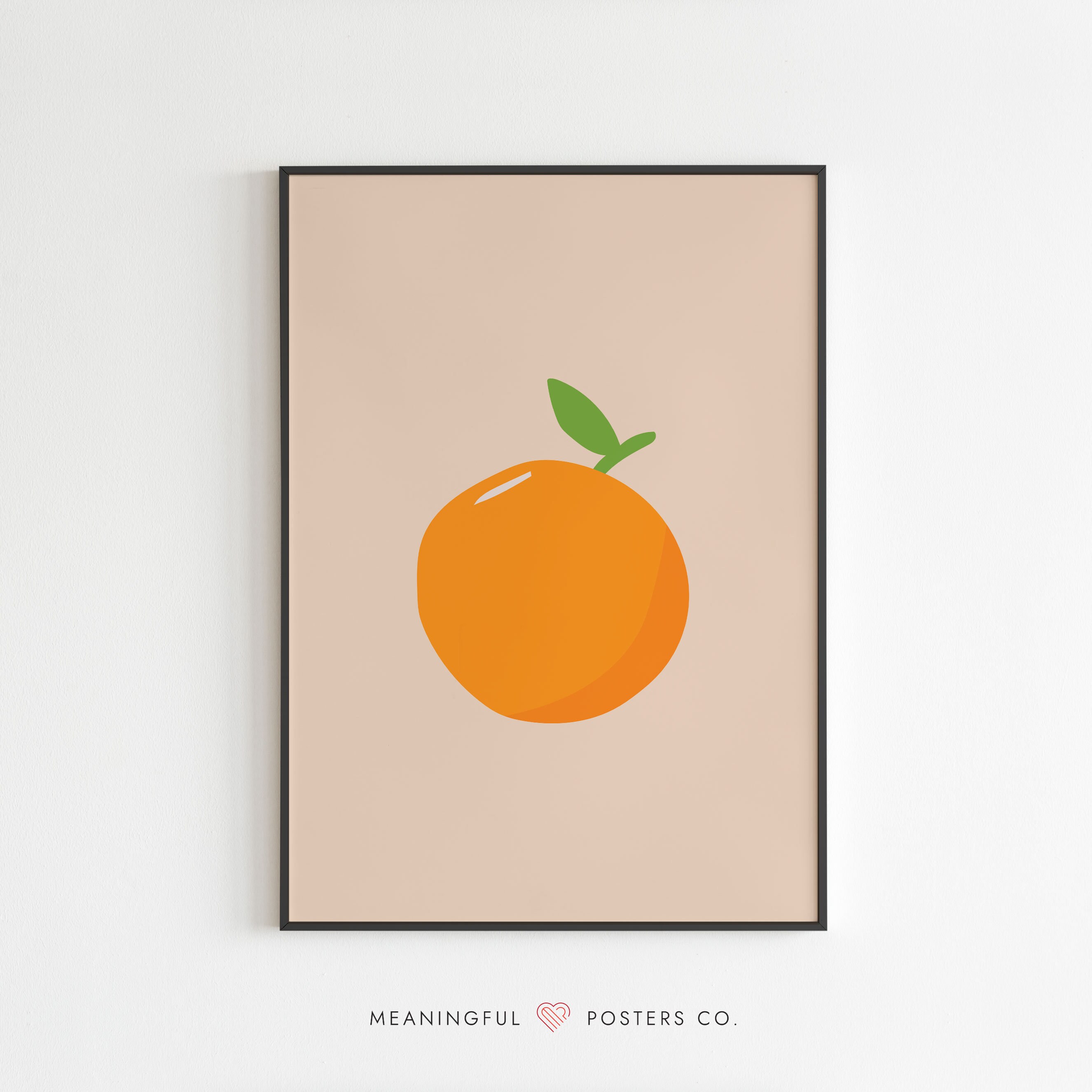 Orange Print Orange Wall Art Citrus Wall Art Orange Citrus Etsy UK