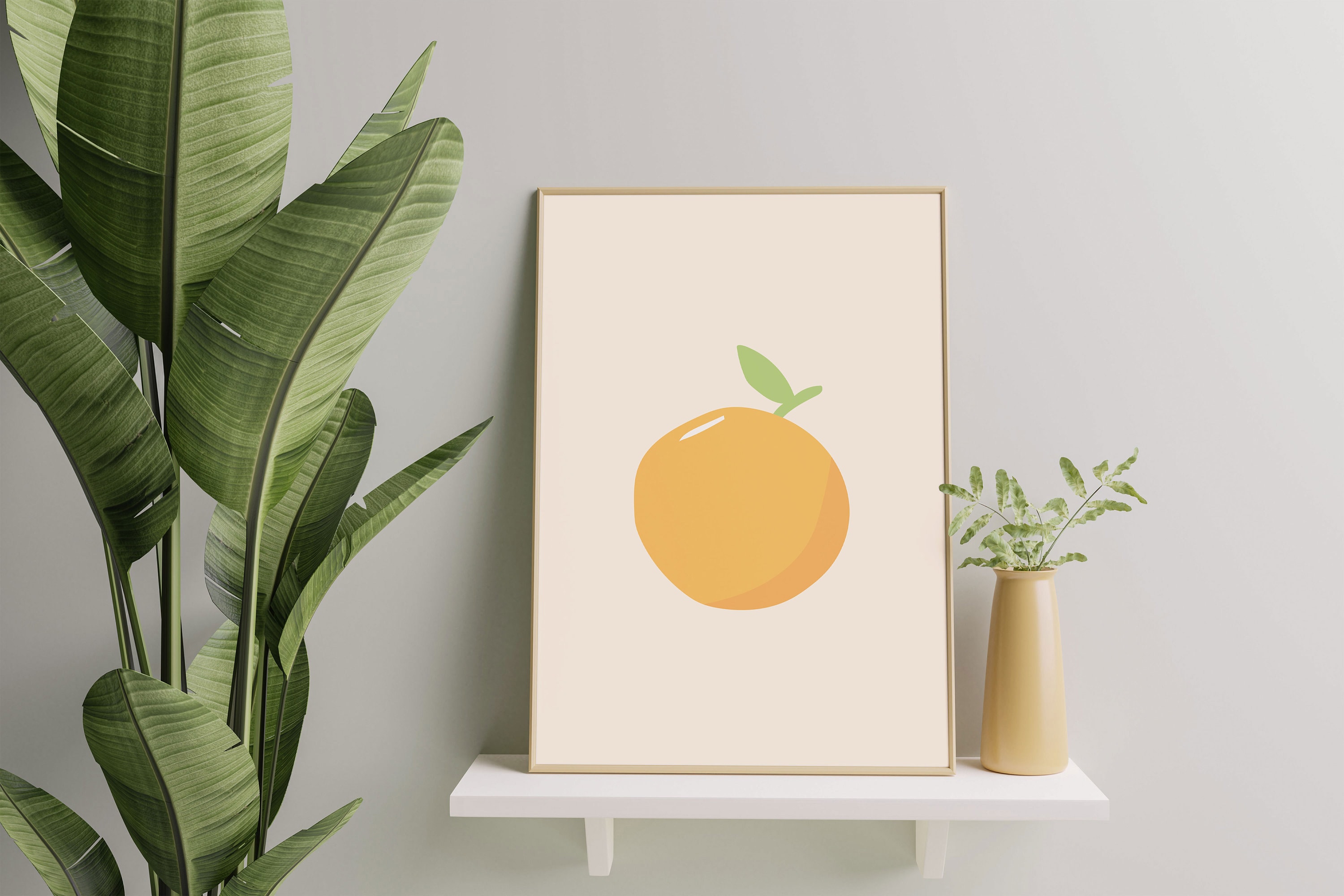 Orange Print Orange Wall Art Citrus Wall Art Orange Citrus Etsy UK