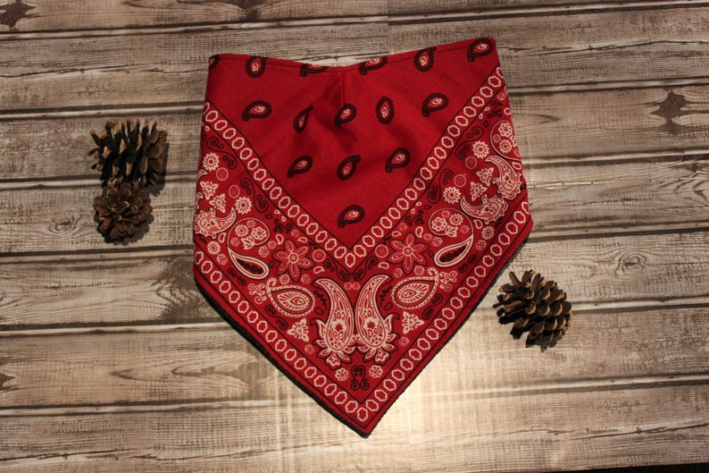 Unisex Winter Fleece Lined Bandana Face Covering/neck Scarf. - Etsy