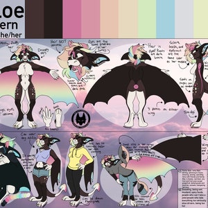 Karta referencyjna Custom Furry MYO (PRZECZYTAJ OPIS)