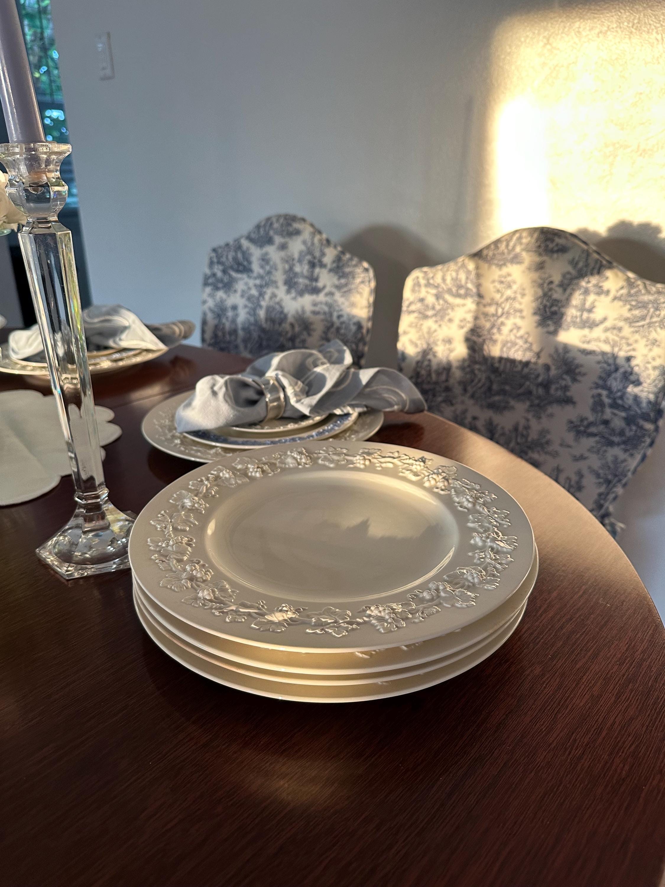 Wedgwood Queensware Dinner Set - Etsy
