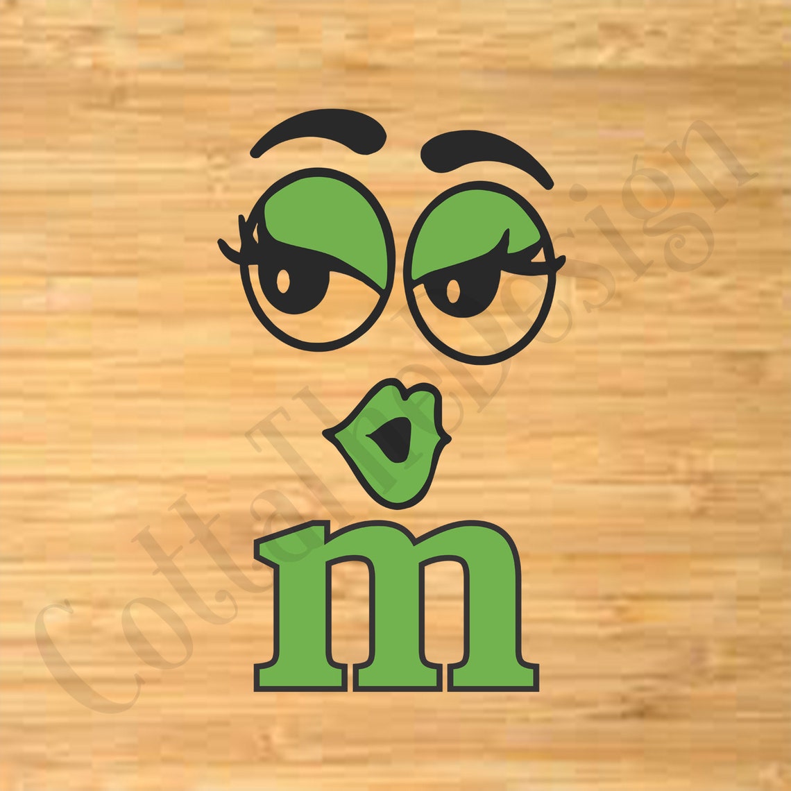 M and M Green Face Svg M and M Svg Svg Svg For Mug Svg For | Etsy