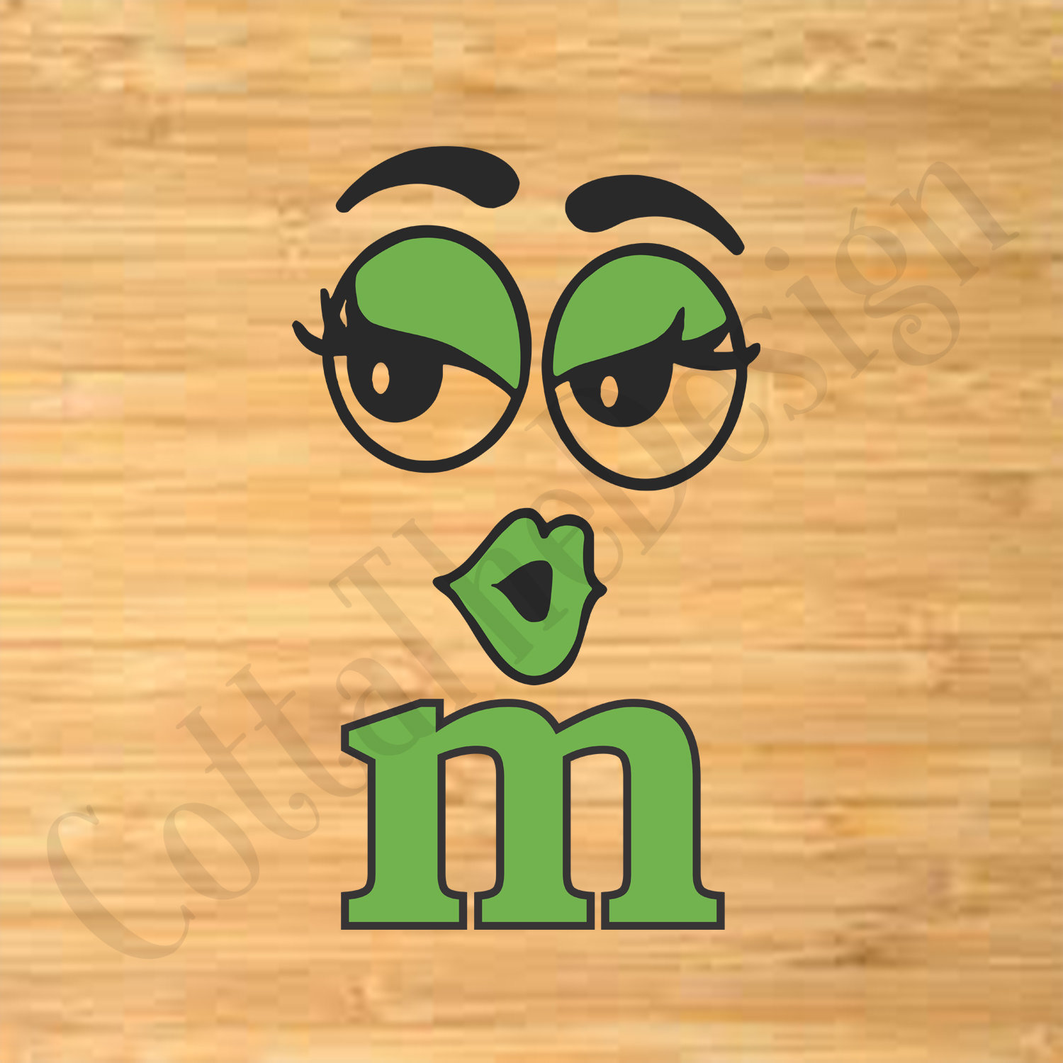 M and M Green Face Svg M and M Svg Svg Svg For Mug Svg For Etsy