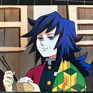 Garçon de l'eau - Impression de carte postale anime éradication de démons