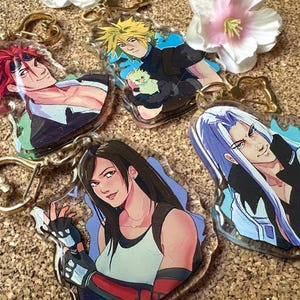 FFVII Acrylic Charms