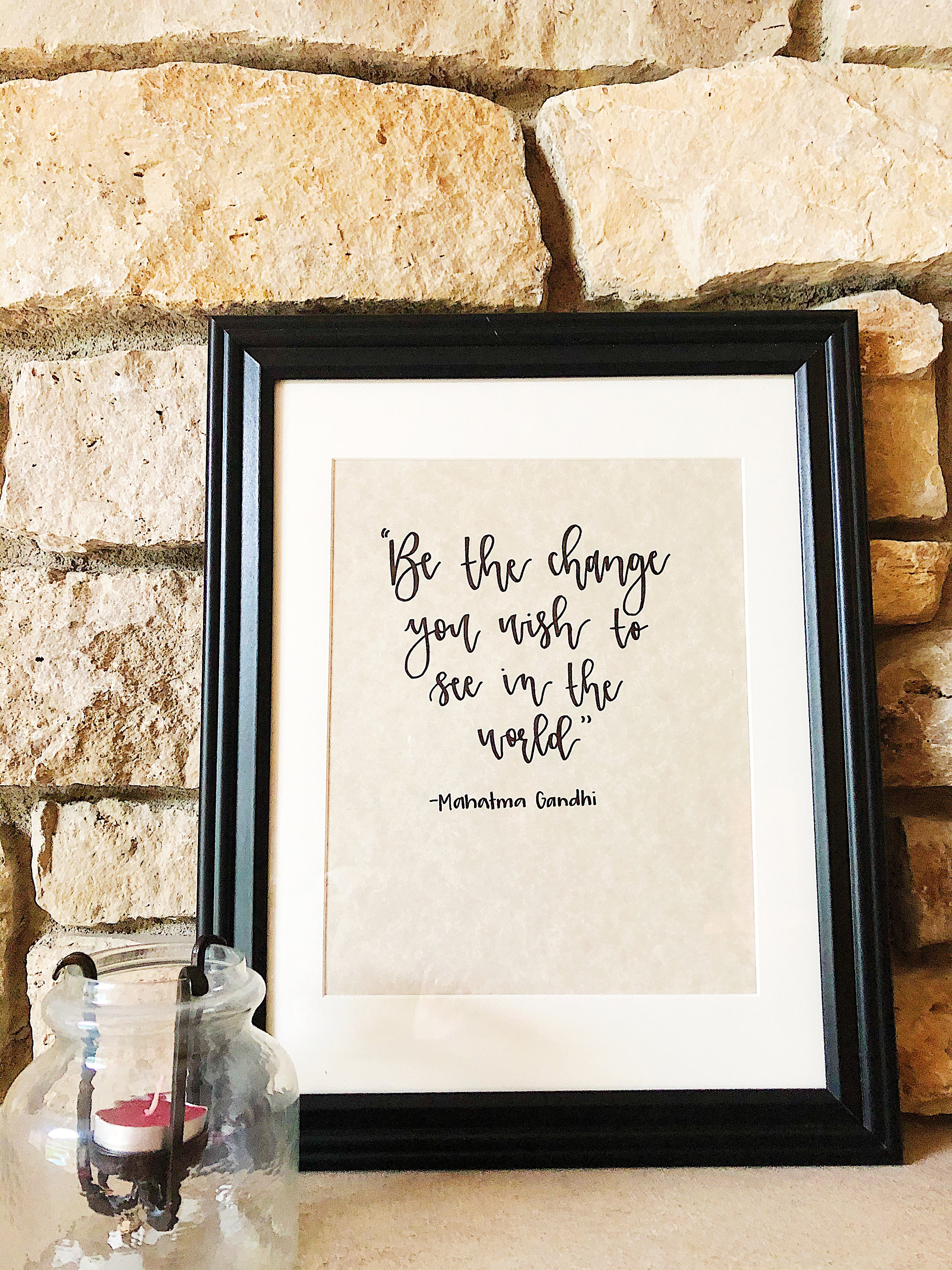 Custom Framed Handwritten Calligraphy/ Wall Decor Framed Etsy Italia